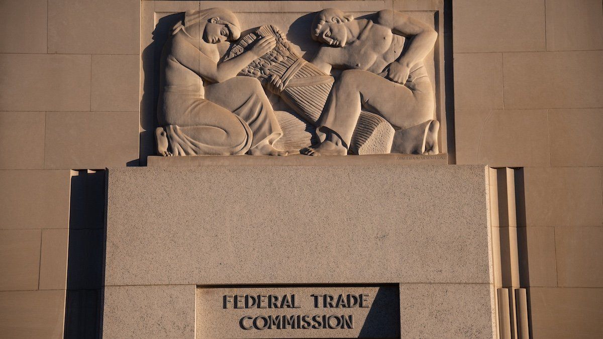 A general view of the U.S. Federal Trade Commission (FTC) building, in Washington, D.C., on Wednesday, October 20, 2021