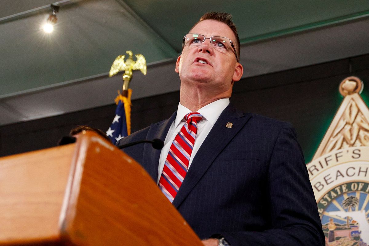 ​Acting Director of the U.S. Secret Service Ronald Rowe Jr. speaks during a press conference as the FBI investigates what they said was an apparent assassination attempt in Florida on Republican presidential nominee and former U.S. President Donald Trump, in West Palm Beach, Florida, U.S. September 16, 2024. 