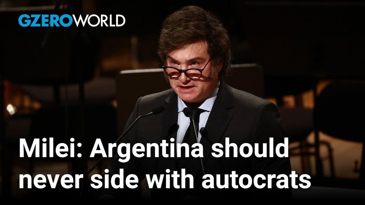 Argentina's President Javier Milei wants his nation "on the side of liberal democracies"