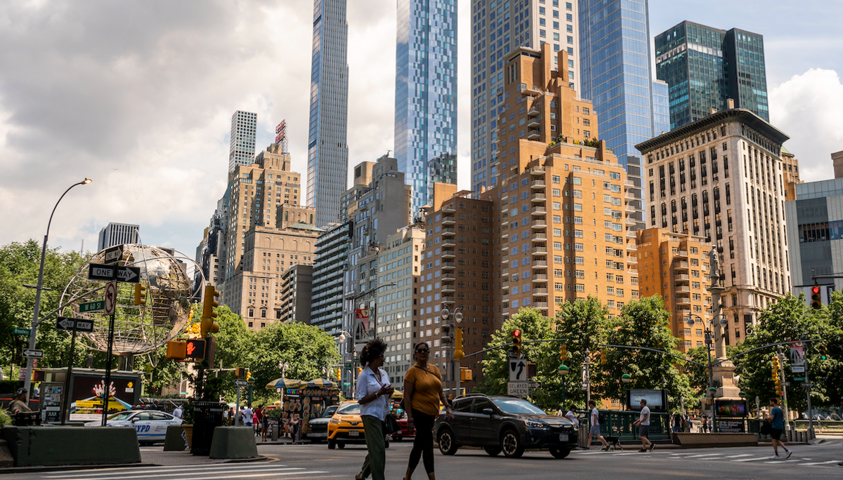 ​Billionaire's Row, a collection of super-tall residences for the uber-rich mostly on West 57th Street in New York City.