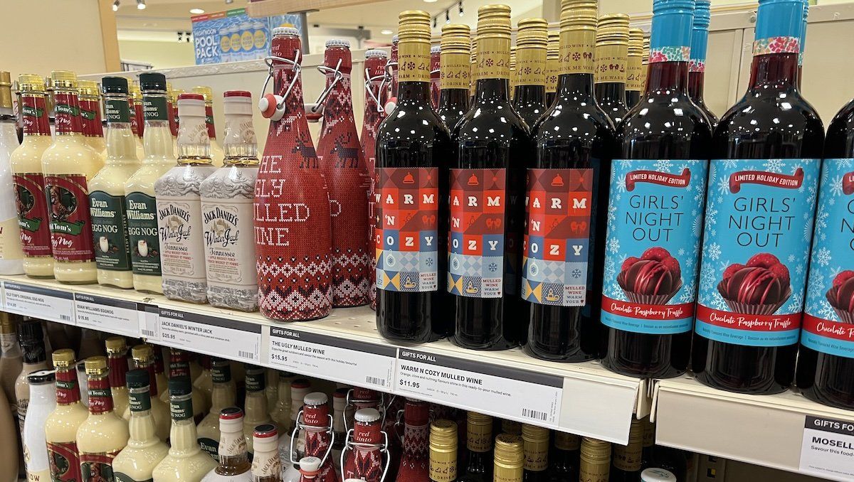 Bottles of liquor are being displayed at the LCBO (Liquor Control Board of Ontario) in Toronto, Ontario, Canada, on November 19, 2023.