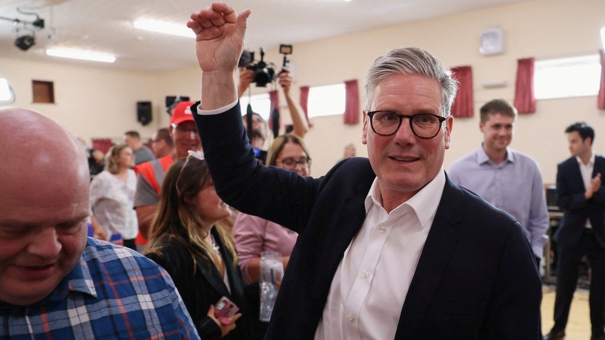 British opposition Labour Party leader Keir Starmer attends a Labour general election campaign event, in Norton Canes, Britain July 2, 2024. 
