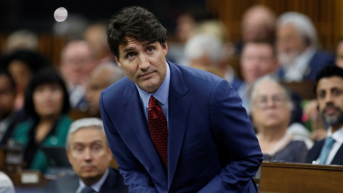 Canada's Prime Minister Justin Trudeau rises to speak during Question Period on Parliament Hill in Ottawa, Ontario, Canada September 18, 2024. 