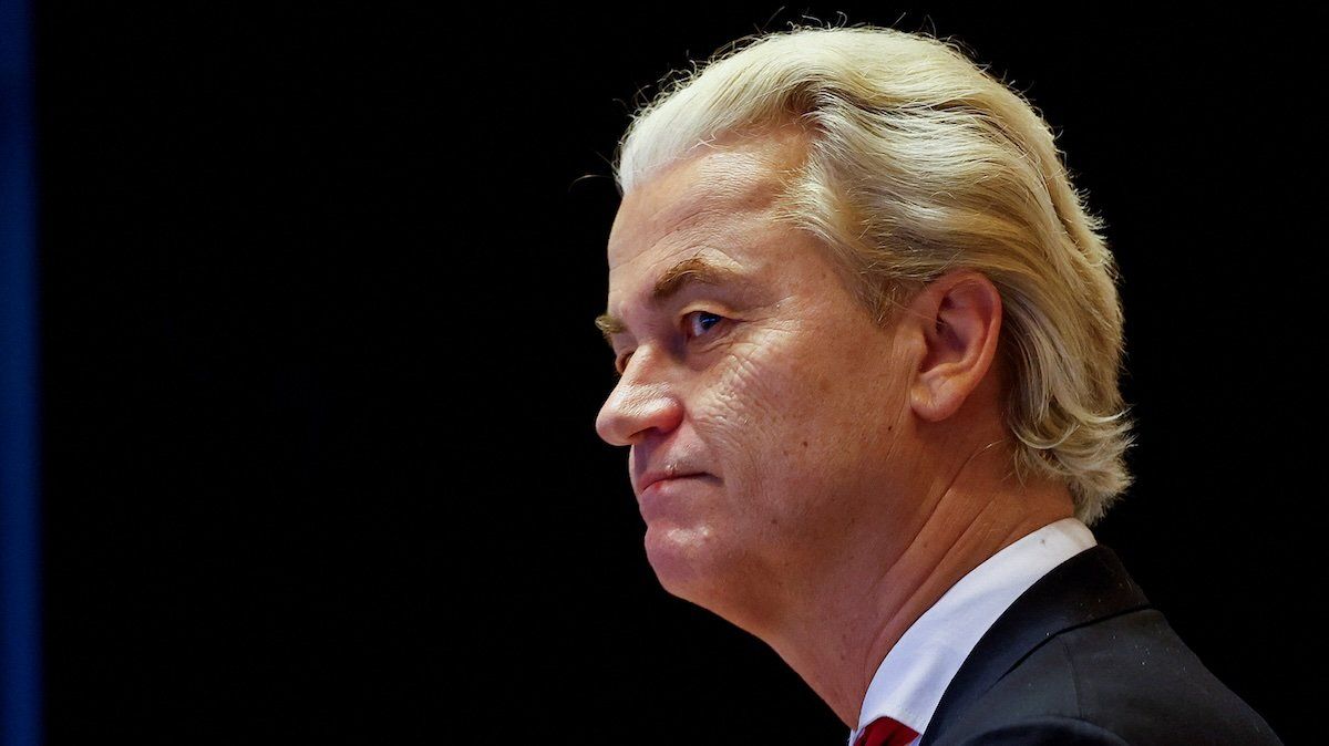 ​Dutch far-right politician and leader of the PVV party Geert Wilders.