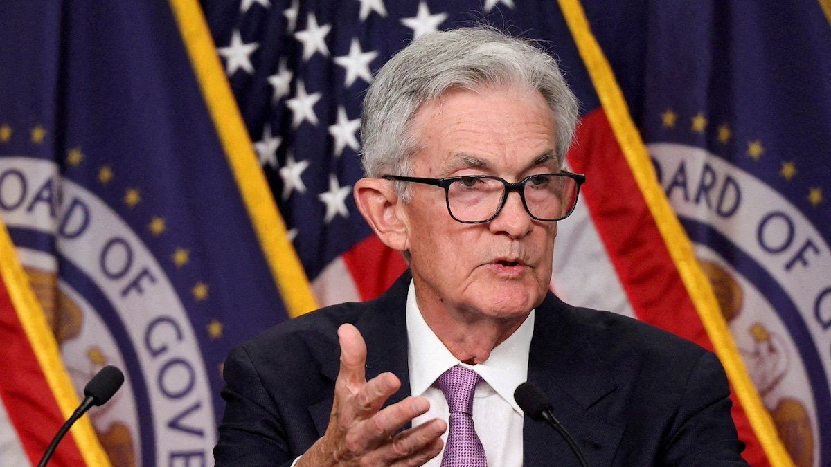 ​FILE PHOTO: Federal Reserve Chair Jerome Powell holds a press conference following a two-day meeting of the Federal Open Market Committee on interest rate policy in Washington, U.S., September 18, 2024. 