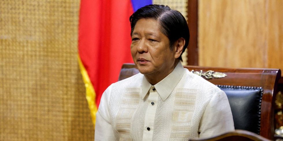 FILE PHOTO: Philippine President Ferdinand Marcos Jr. looks on as he meets with U.S. Secretary of State Antony Blinken, at Malacanang Palace in Manila, Philippines, March 19, 2024. ​