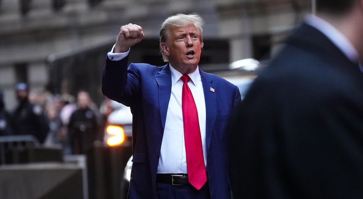 ​Former President Donald Trump attends court during closing arguments in his civil business fraud trial at the New York Supreme Court on Jan. 11, 2024.