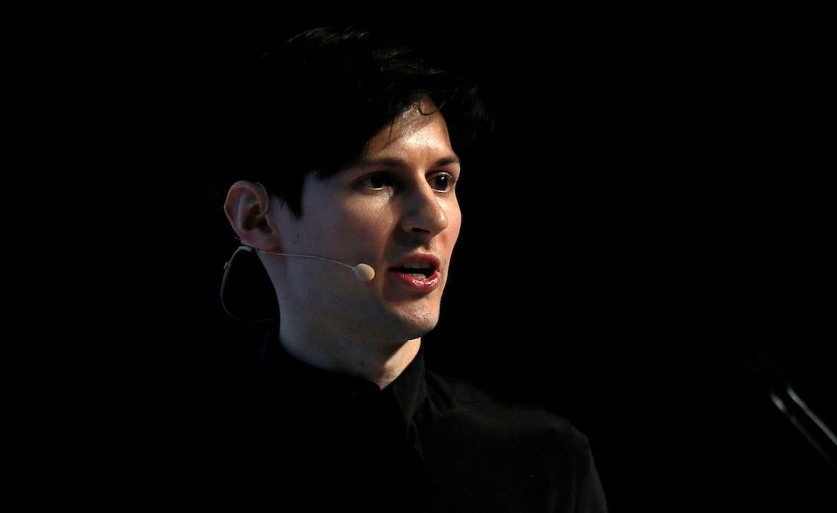 Founder and CEO of Telegram Pavel Durov delivers a keynote speech during the Mobile World Congress in Barcelona, Spain, on Feb. 23, 2016.​