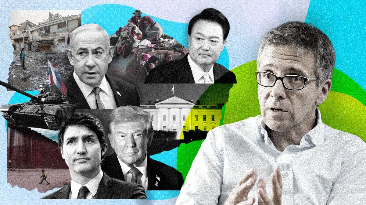 ​Ian Bremmer surrounded by world leaders.