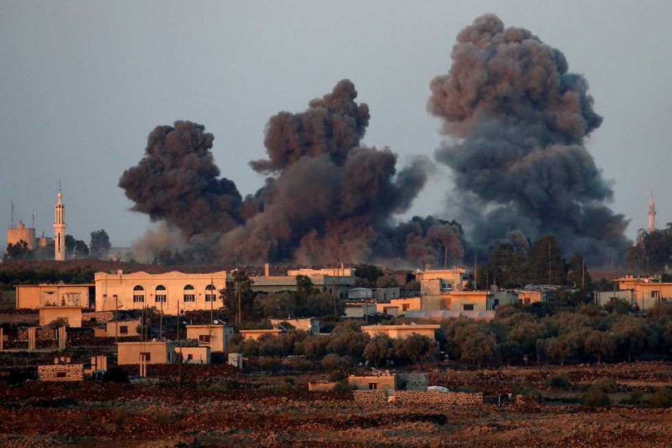 A Tense Engagement Over The Golan