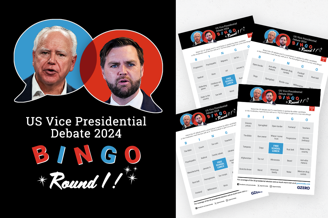 Debate Bingo - Round 1: US Vice Presidential Debate 2024