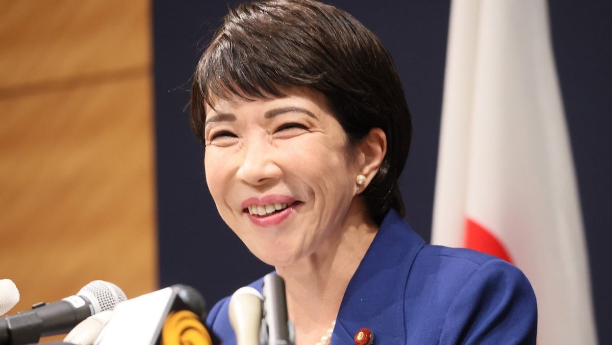 Japanese Economic Security Minister Sanae Takaichi, a front-runner in the Liberal Democratic Party leadership race. 