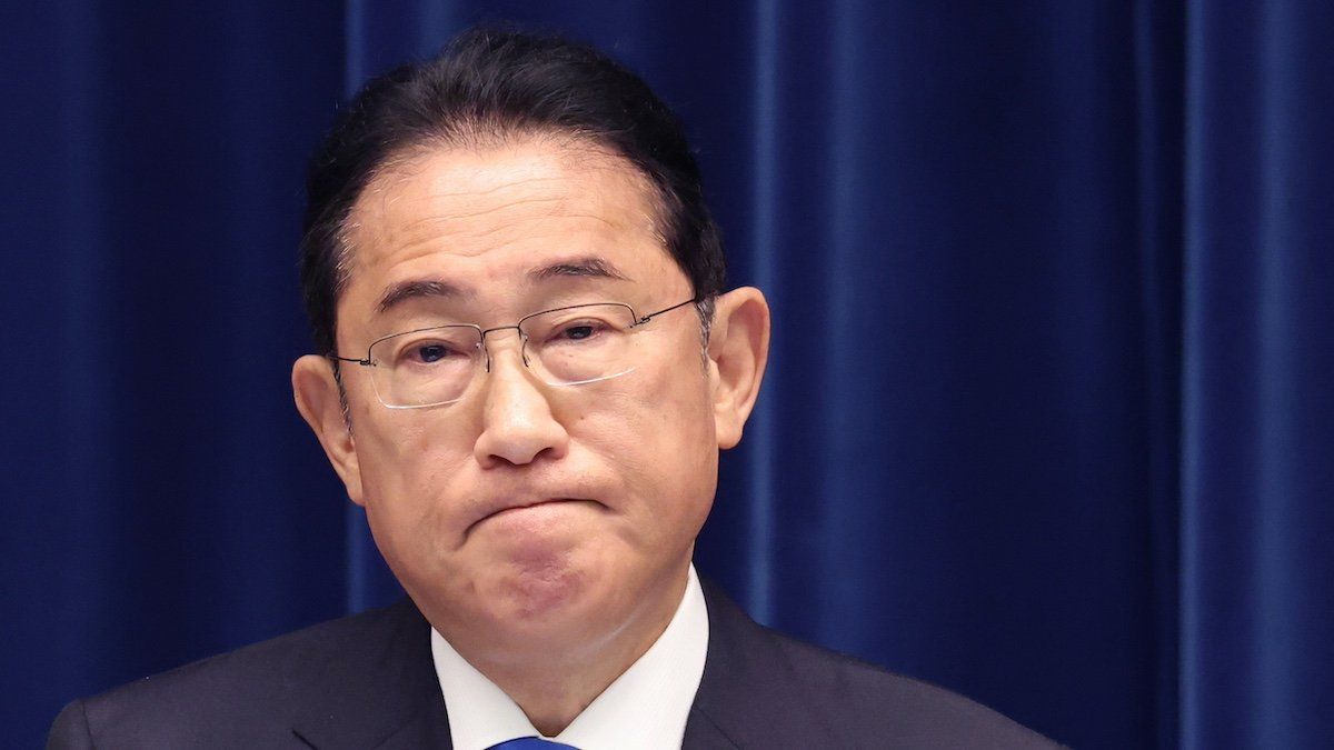 Japanese Prime Minister Fumio Kishida attends a press conference to announce that he will not run for the Liberal Democratic Party's presidential election in September at the Prime Minister's office in Tokyo on August 14, 2024. As a result, PM Kishida will retire from Prime Minister after a new LDP president is elected in next month.