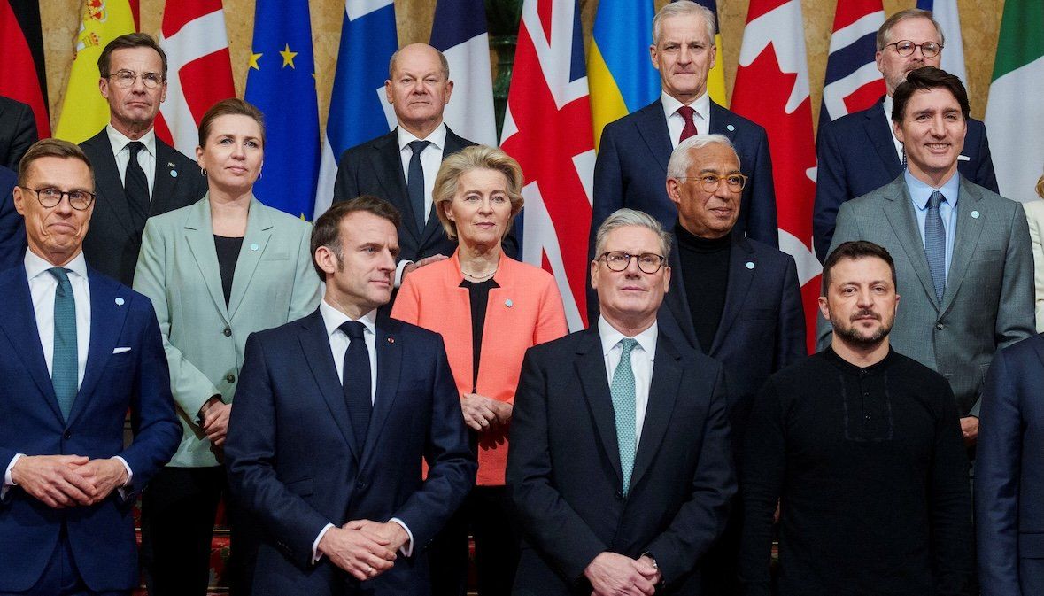 European leaders attend the European leaders' summit to discuss European security and Ukraine in London