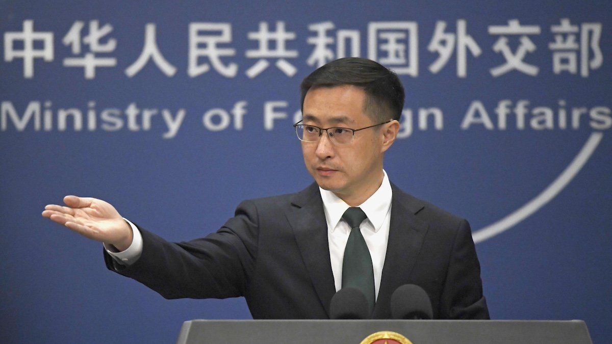 China’s foreign ministry on Thursday warned NATO not to bring “chaos” into Asia and accused the alliance of seeking security at the expense of other countries after it labeled Beijing a “decisive enabler” of Russia’s war on Ukraine. 