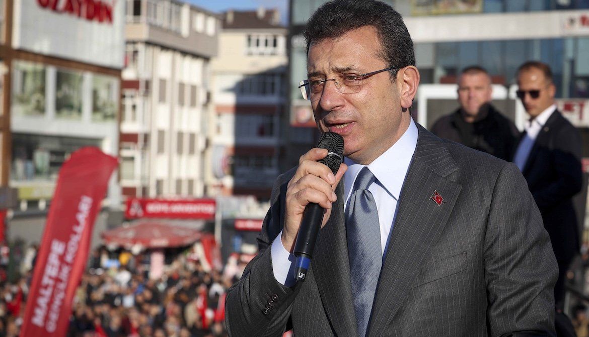 Ekrem Imamoglu, from Republican People's Party, is seen as one of Turkish President Recep Tayyip Erdogan's strongest political rivals. 