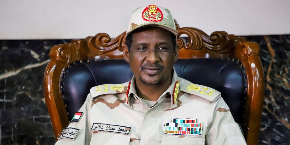 Gen. Mohamed Hamdan Dagalo in Juba, South Sudan on October 21, 2019.