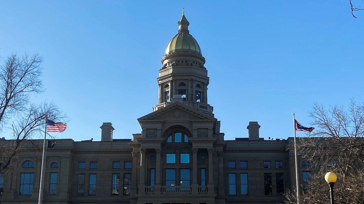 General view of the Wyoming State Capitol in Cheyenne, Wyoming, U.S., May 6, 2021. Picture taken May 6, 2021. 