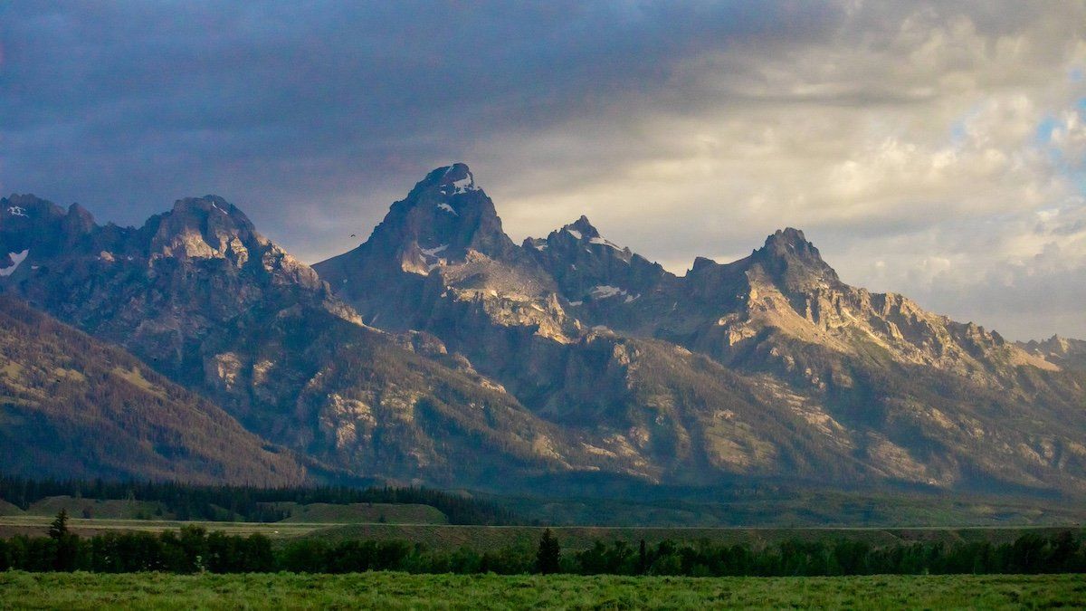 Grand Teton National Park mountains, Jackson, Wyoming, United States of America, North America