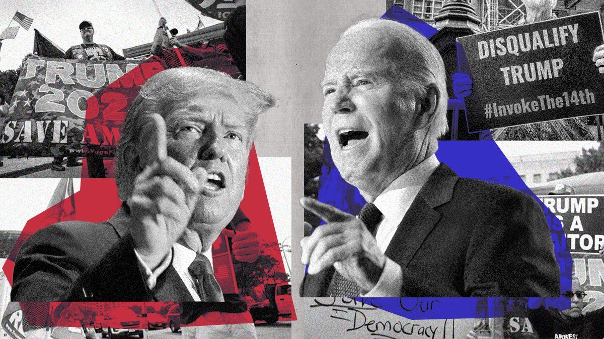 ​Joe Biden and Donald Trump