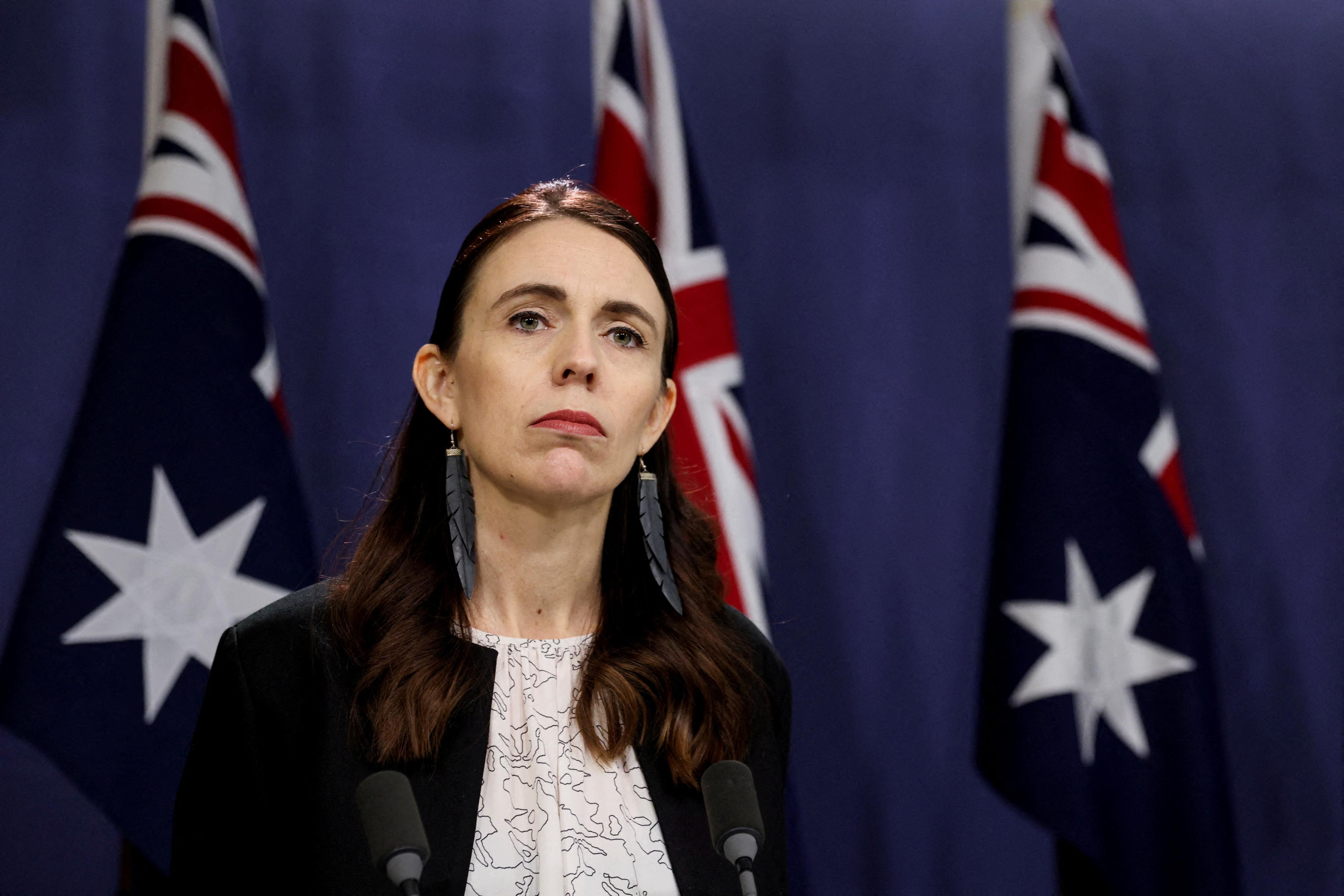 New Zealand Prime Minister Jacinda Ardern.