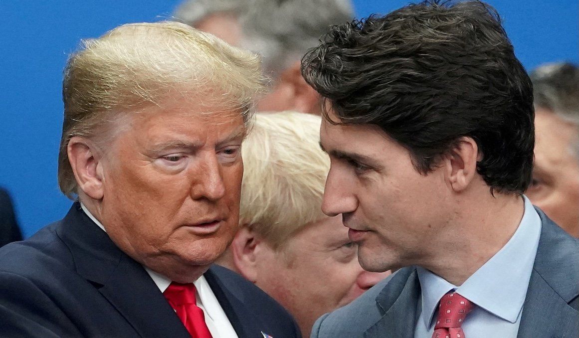 Donald Trump and Justin Trudeau