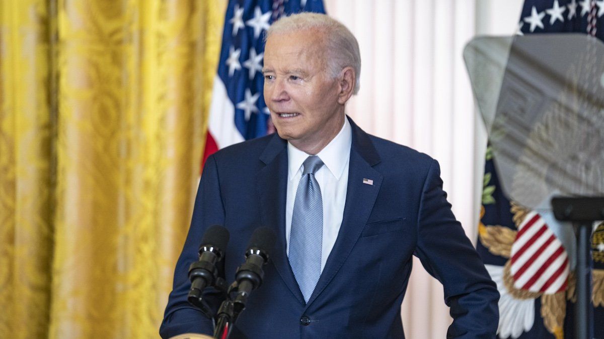 ​President Joe Biden and First Lady Jill Biden make remarks at the first-ever White House Conference on Women's Health Research in Washington, D.C., United States, on December 11, 2024. 