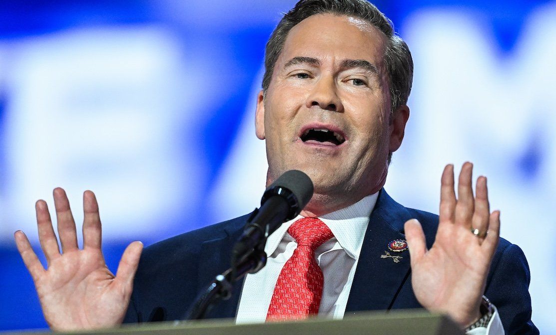 ​Rep. Michael Waltz, R-Fla., speaks during Day 3 of the 2024 Republican National Convention at Fiserv Forum in Milwaukee, WI, on July 17, 2024. 