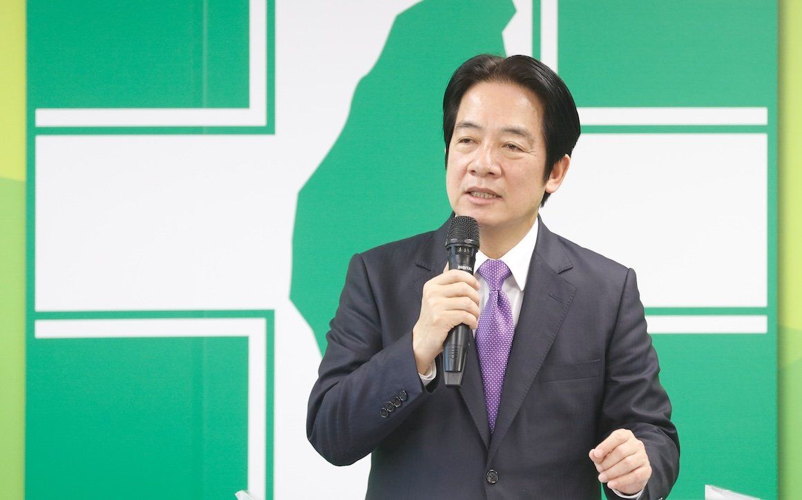 ​Taiwan's then-Vice President William Lai at a news conference in Taipei, in January 2023. 