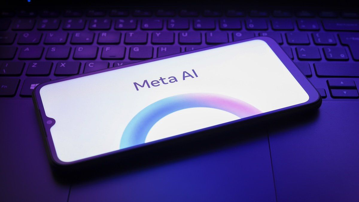 ​The Meta AI logo appears on a smartphone screen in this illustration photo in Reno, United States, on December 30, 2024. 