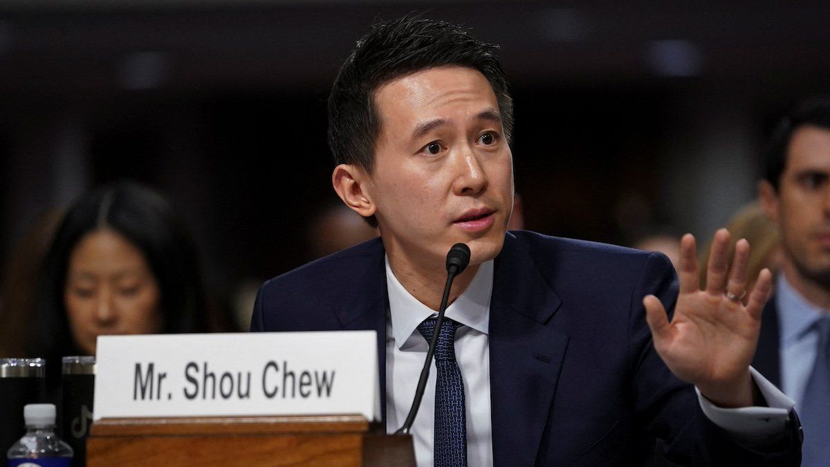 TikTok's CEO Shou Zi Chew testifies during the Senate Judiciary Committee hearing on online child sexual exploitation, at the U.S. Capitol, in Washington, U.S., January 31, 2024.