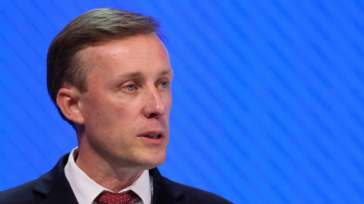 U.S. National Security Advisor Jake Sullivan attends a session during the 54th annual meeting of the World Economic Forum in Davos, Switzerland, January 16, 2024.