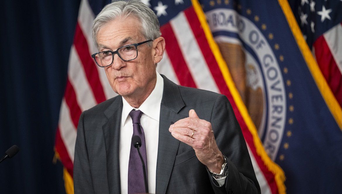 US Federal Reserve Chair Jerome Powell speaks to the media during a press conference at the Federal Reserve, in Washington, DC, on Wednesday, Jan. 29, 2025. 