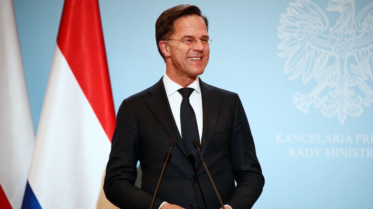 ​Visit by Dutch PM Mark Rutte with PM Mateusz Morawiecki in Warsaw, Poland on 21 March, 2022. 