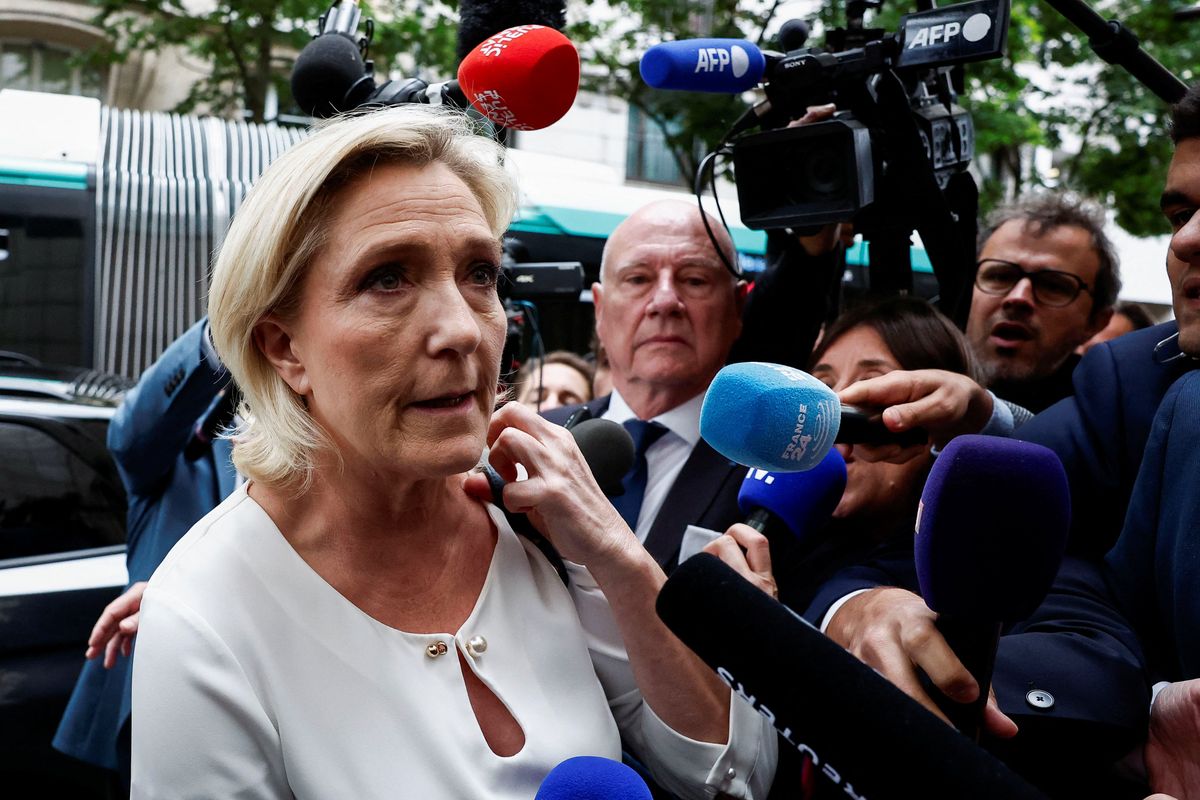​Marine Le Pen, member of parliament and French far-right National Rally.