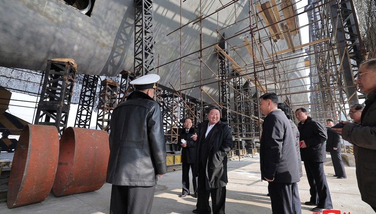 Kim Jong Un shows off North Korea’s first nuclear-powered sub