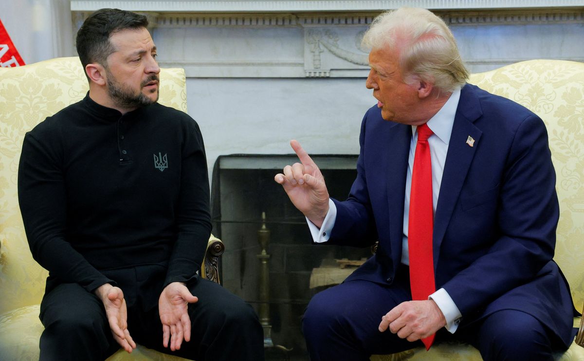 President Donald Trump and Ukrainian President Volodymyr Zelensky have a heated exchange.