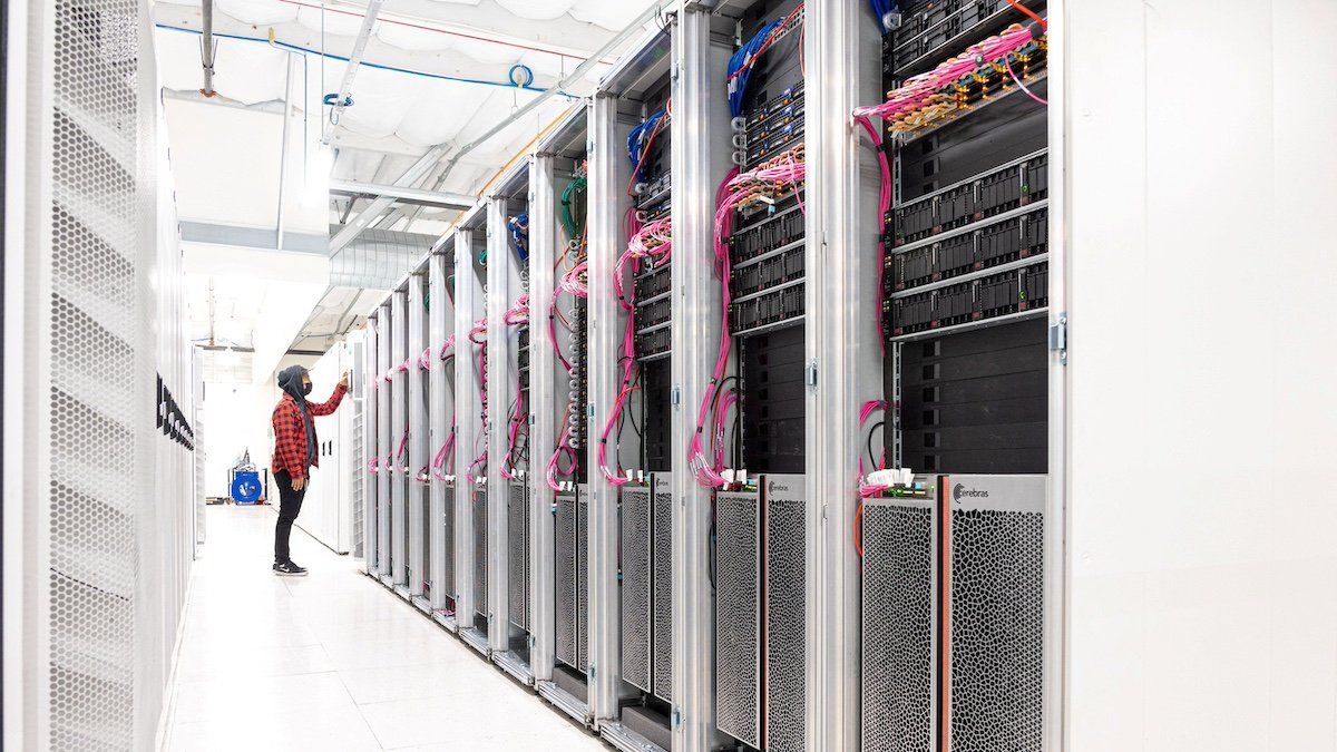 Startup Cerebras System's new AI supercomputer Andromeda is seen at a data center in Santa Clara, California, U.S. October 2022. 