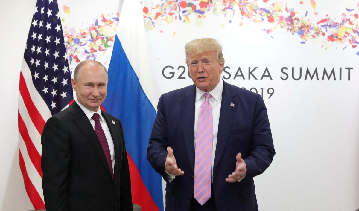 ​Trump and Putin together.