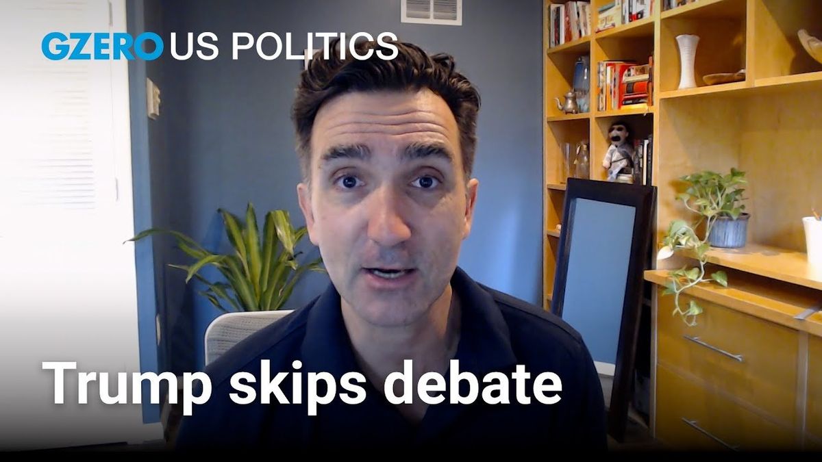 Trump skips debate