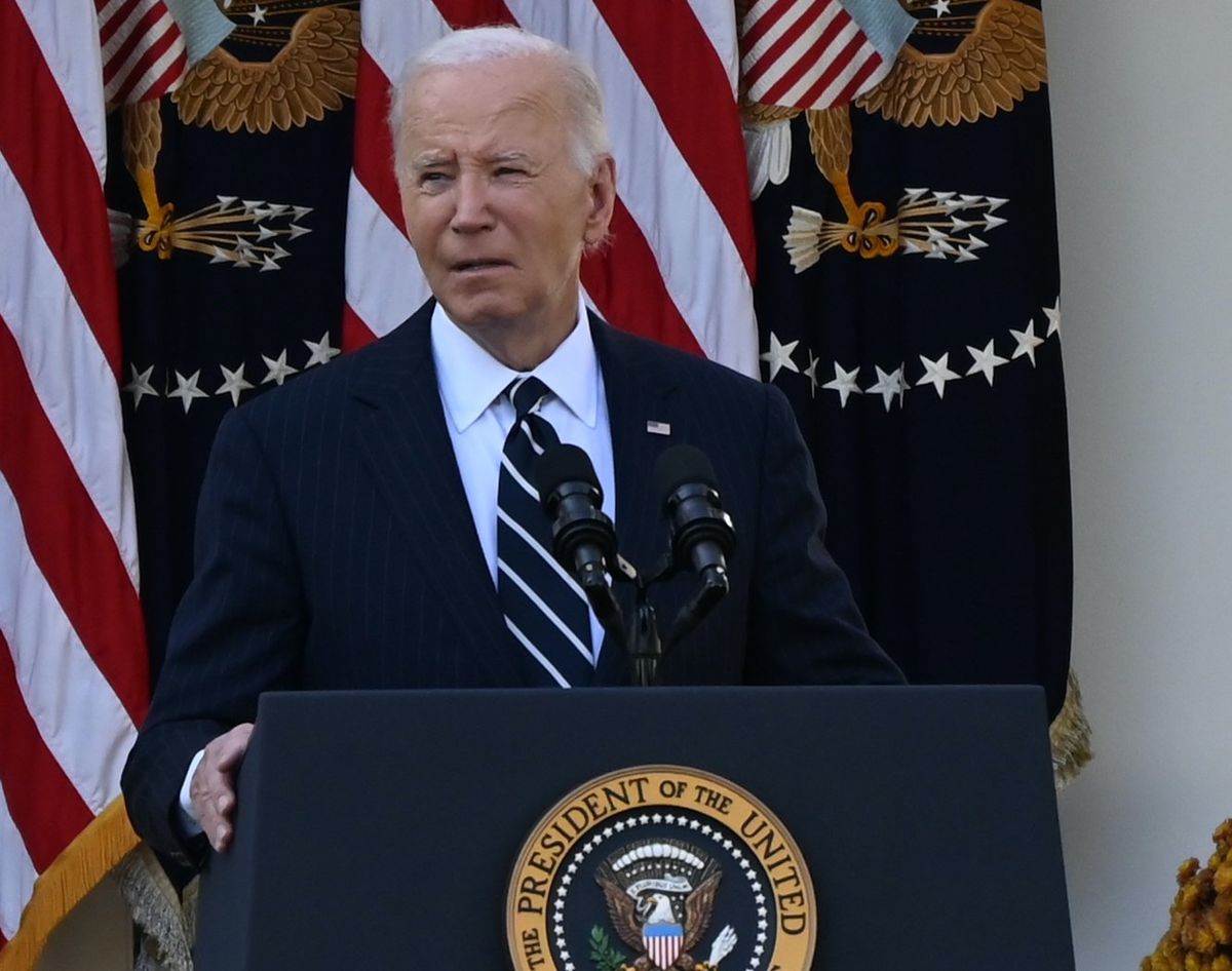 ​United States President Joe Biden makes a statement on the general election.