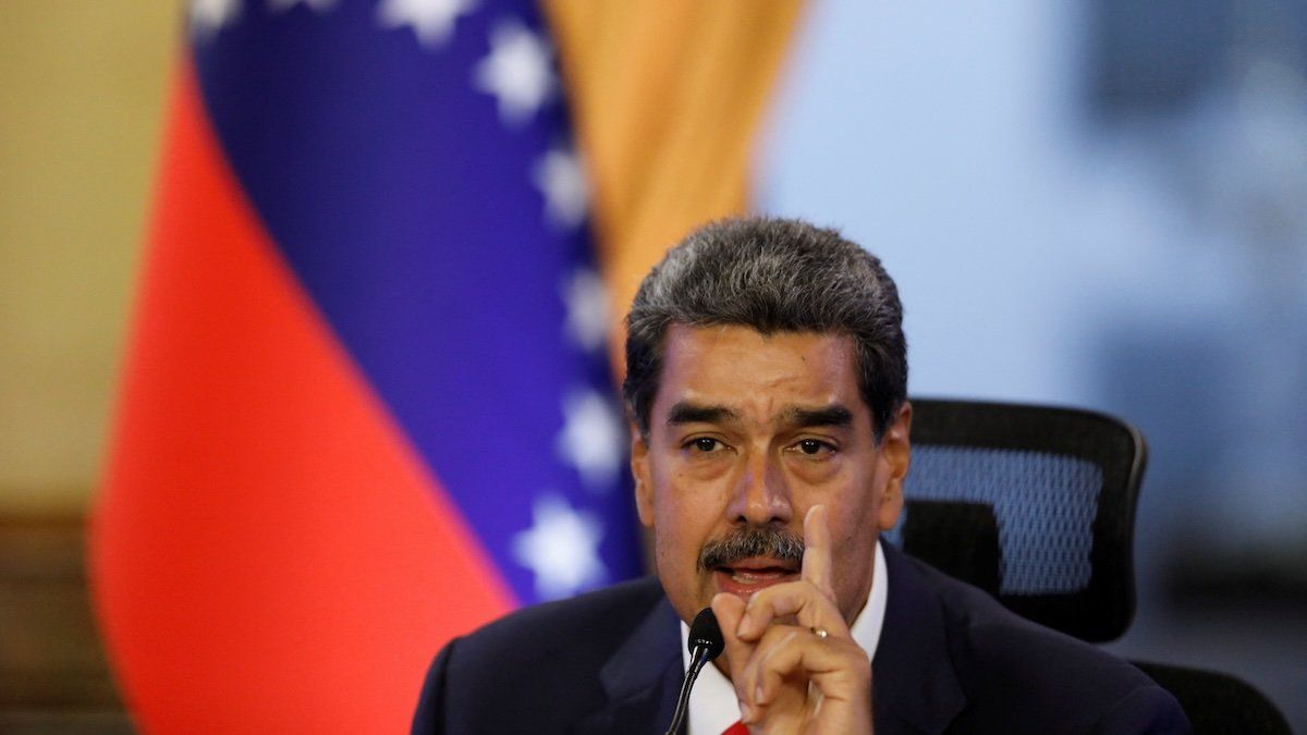 Venezuela's President Nicolas Maduro addresses the media at Miraflores Palace, in Caracas, Venezuela August 2, 2024.