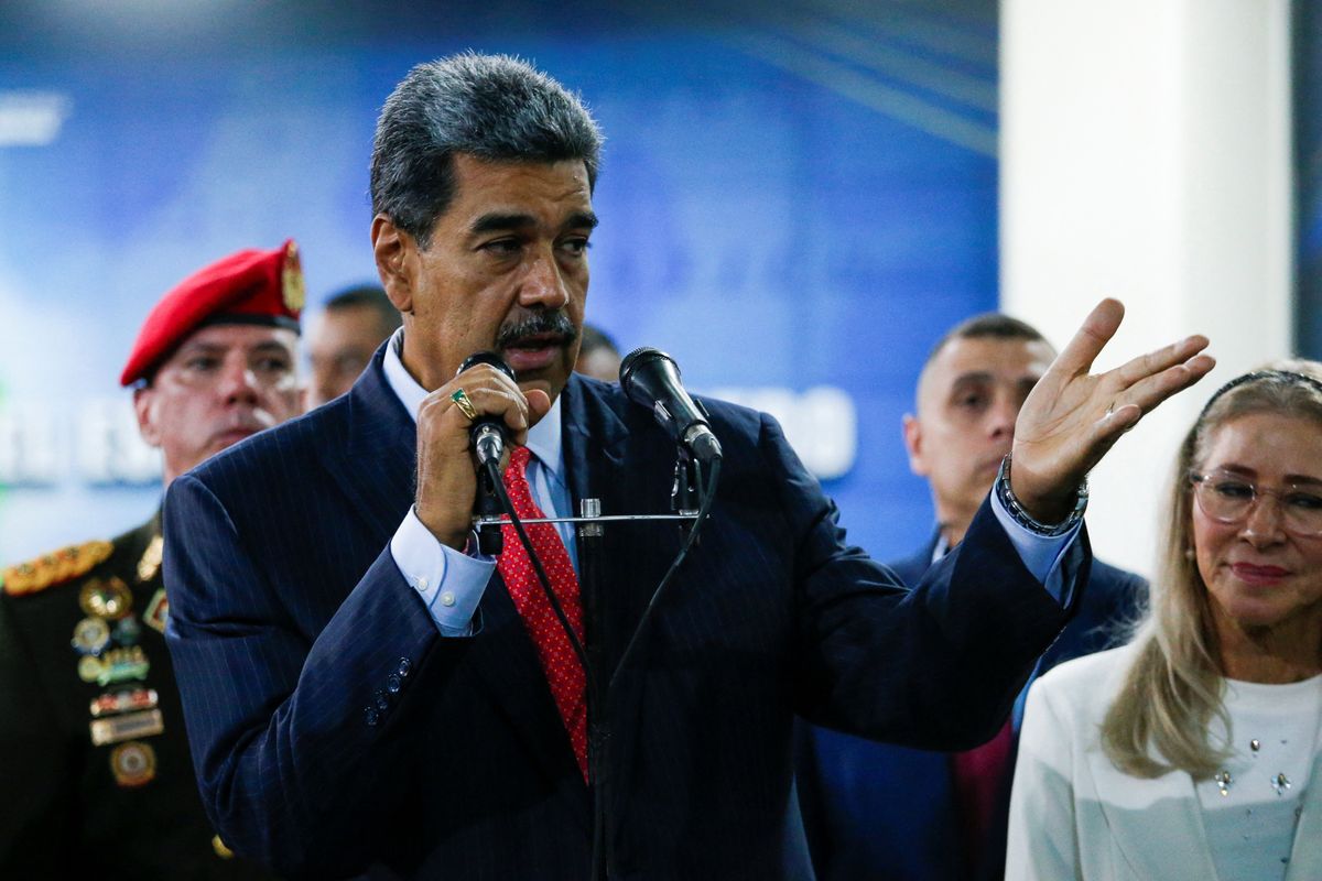 ​Venezuela's President Nicolas Maduro speaks at the Supreme Court of Justice, in Caracas, Venezuela July 31, 2024. 