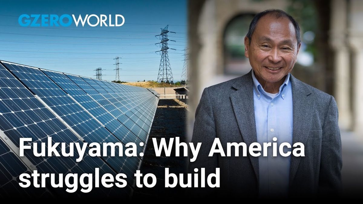 Fukuyama: It’s hard to build anything in the US with so many rules