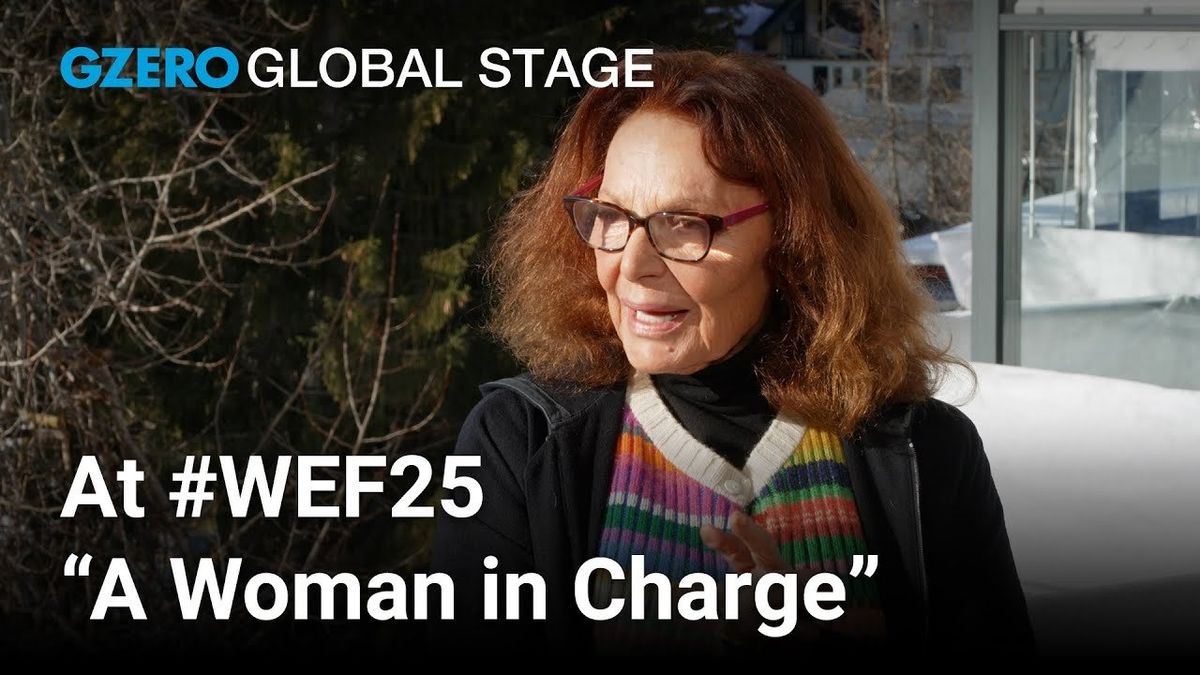 DVF in Davos: A fashion icon is still fighting for gender equality